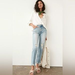 MOTHER The Tomcat Ultra High-Rise Straight Jean